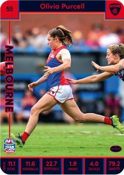 2023 AFLW TeamCoach #55 Olivia Purcell Front